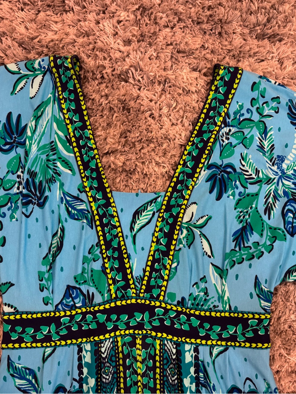 Lilly Pulitzer Navy Patterned Dress - Picture 3 of 6